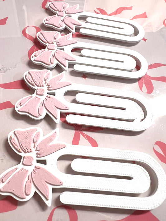 3D Printed Paperclip Bow  Choose your Bow Color