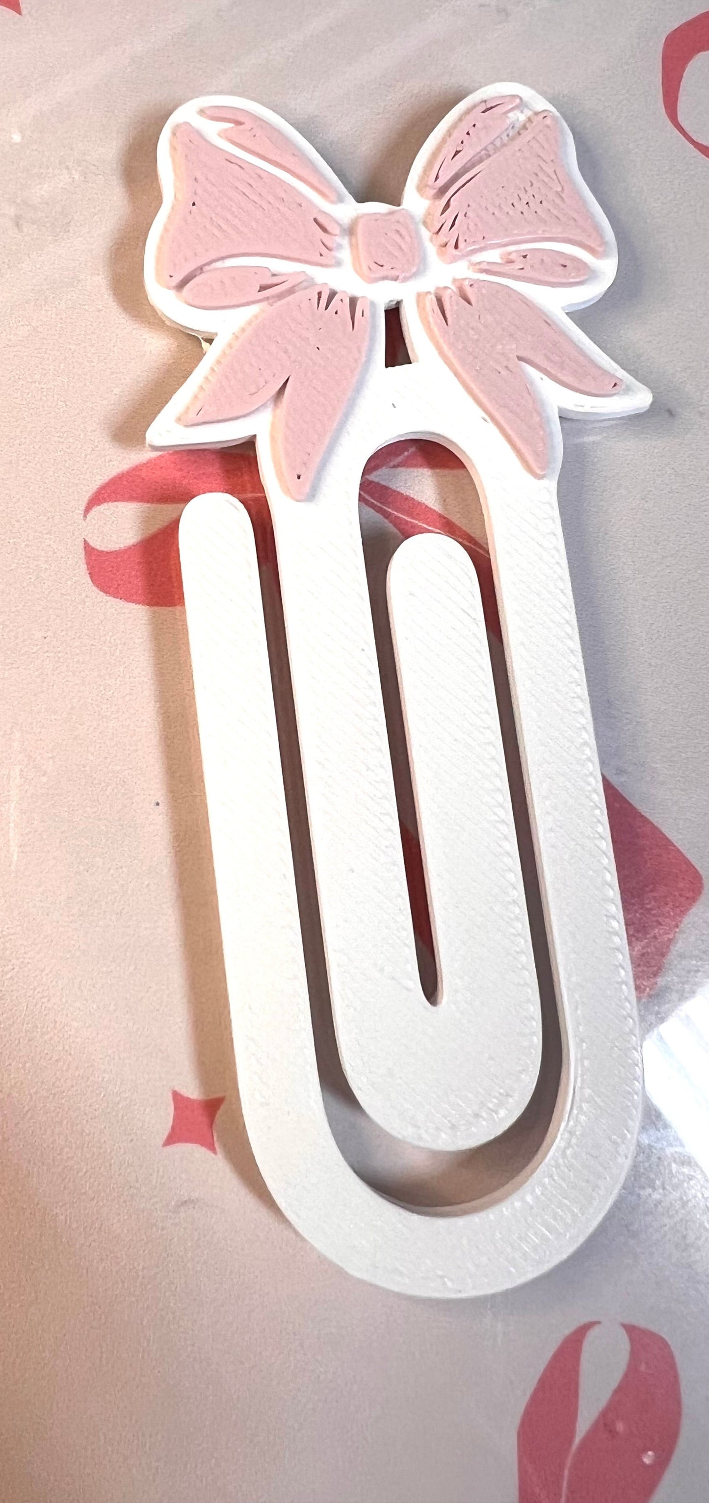 3D Printed Paperclip Bow  Choose your Bow Color