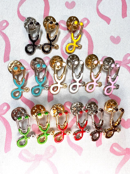 .Pin Stethoscope Medical Enamel