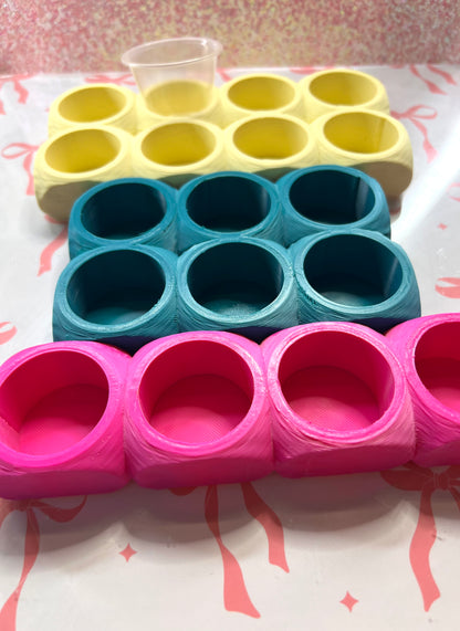 3D Printed (8) Cup Resin Holder