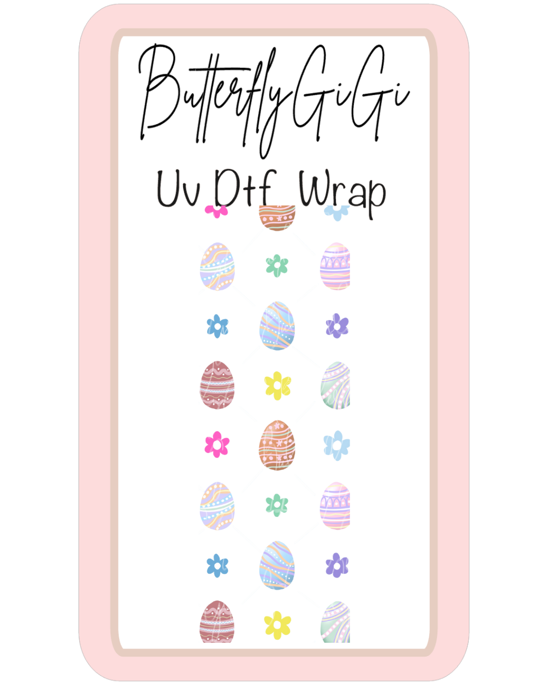 Wrap Jeweled Eggs UvDTF