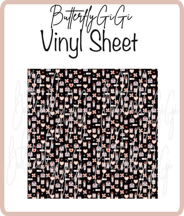 Vinyl Medical Black Sheet