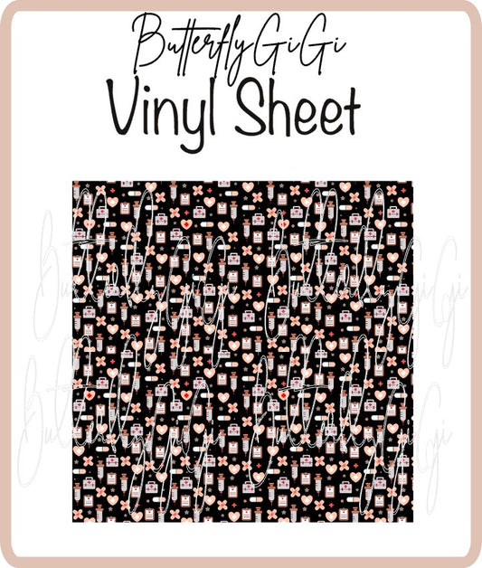 Vinyl Medical Black Sheet