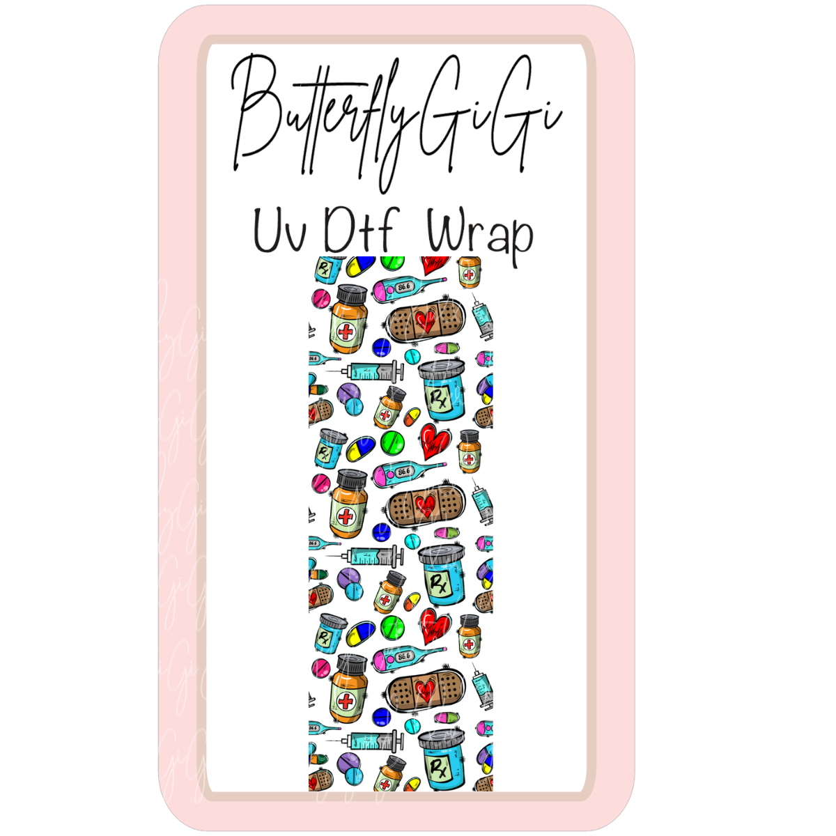 Wrap Medical Colorful Uv Dtf