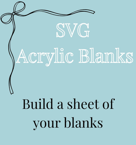 Build a Sheet of Blanks