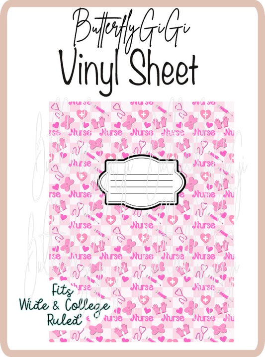 Vinyl Notebook Nurse B Cover