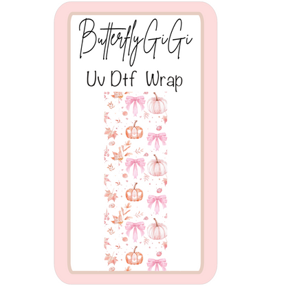 Wrap Pink Fall UV Dtf