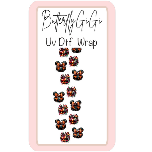 Wrap Shimmer Ears Halloween UV DTF