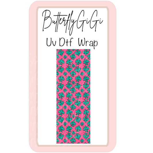 Wrap Spade Pink Teal