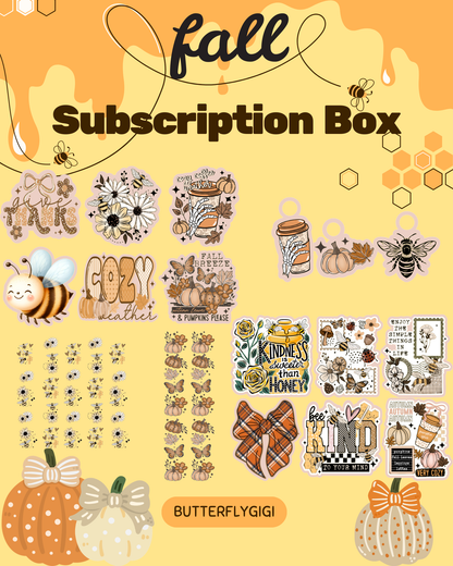 JUNE 26 Fall Subscription Box SOLD SEPARATELY