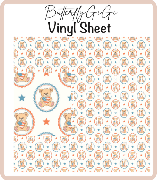 Teddy Usa Vinyl Sheet