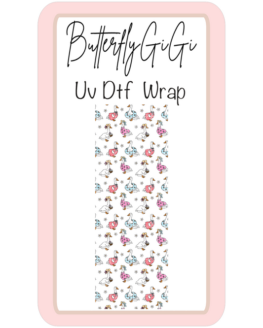 Wrap Daisy Geese Uv Dtf