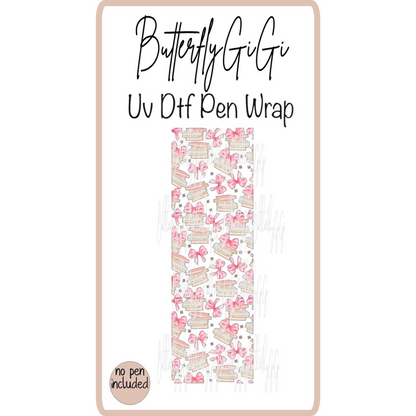 Wrap Booklover Coquette UV DTf