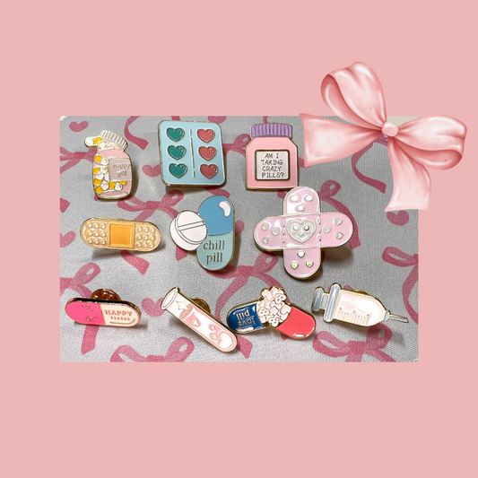 .Pin Pharmacy Lab Medical Enamel
