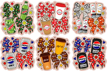 Soda Bow Collection UV DTF