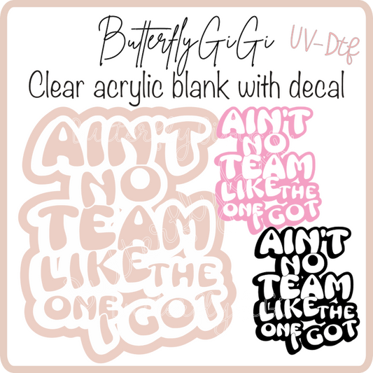 Ain't no Team UvDTF
