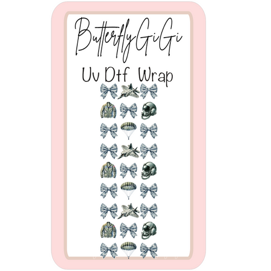 Wrap Air Force UV DTF