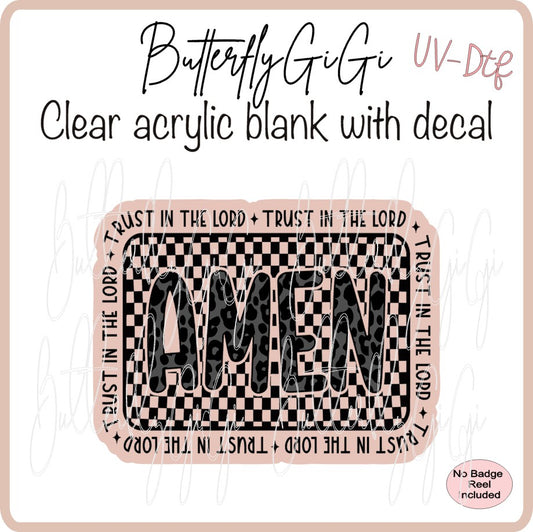 UVDTF AMEN Checkered
