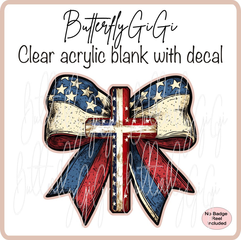 Patriotic America Cross Bow