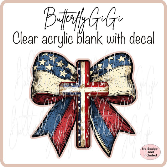 Patriotic America Cross Bow