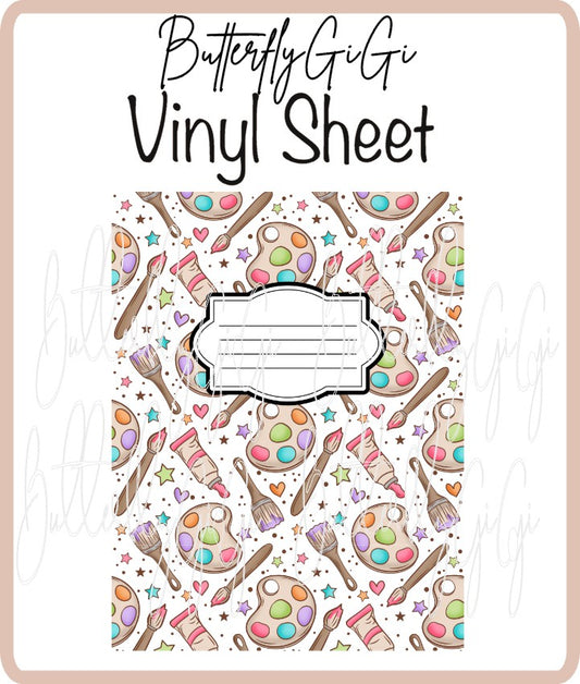 Vinyl Notebook Artist  Cover