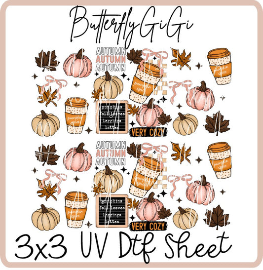 Autumn UV Dtf SHEET