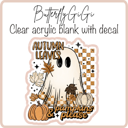 Autumn Leave & pumpkins Please