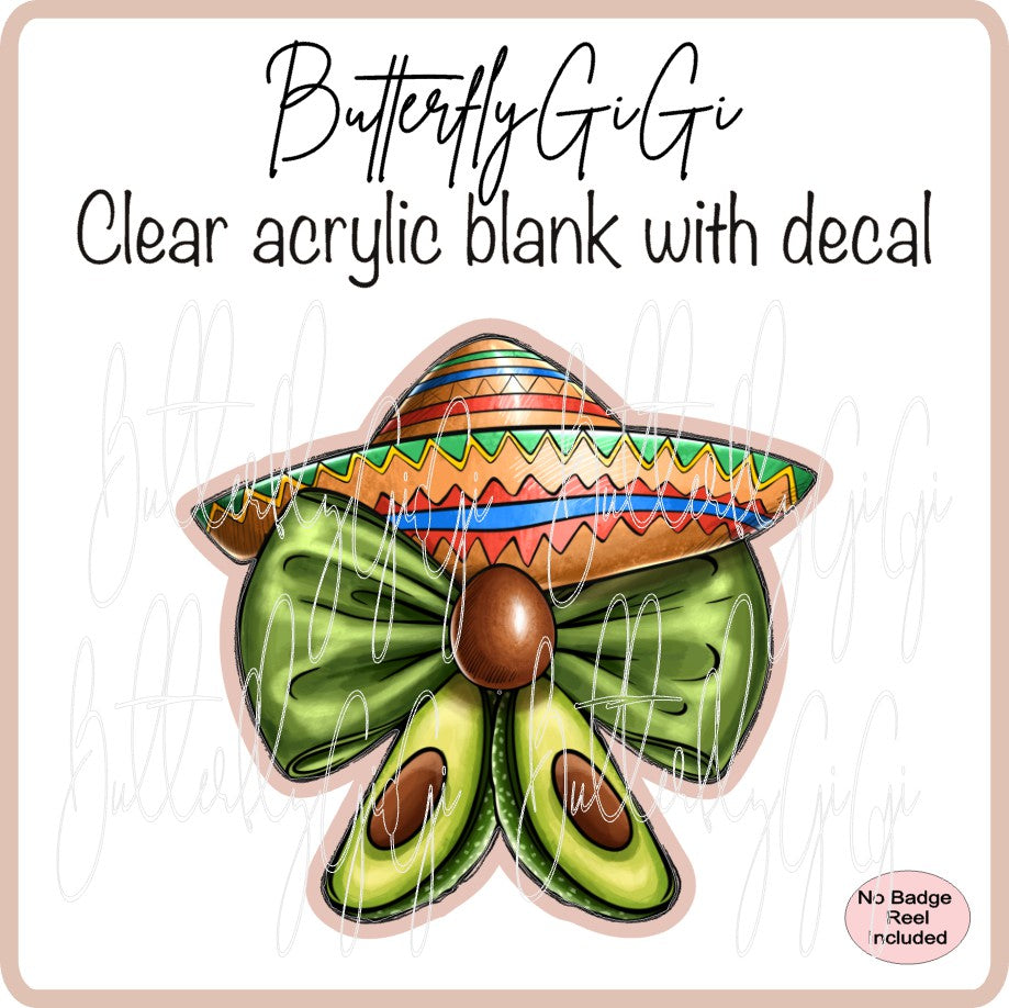 Holiday Avocado Bow