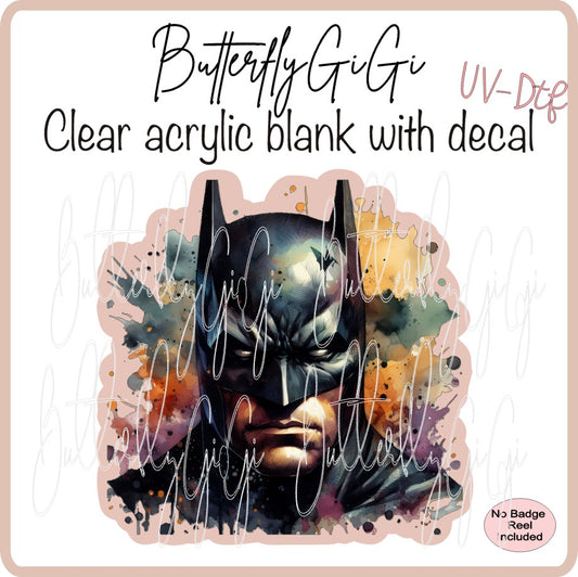 UVDTF SuperHero Man Bat