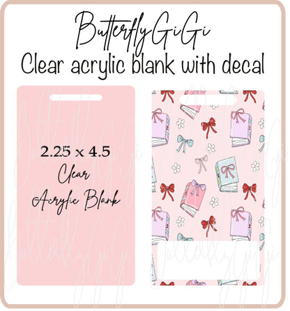 .BB Books & Bows Badge Buddy Horizontal/Vertical