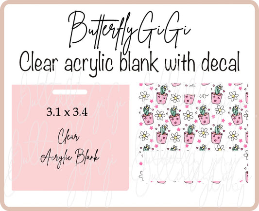 .BB Cute Plant Badge Buddy Horizontal/Vertical
