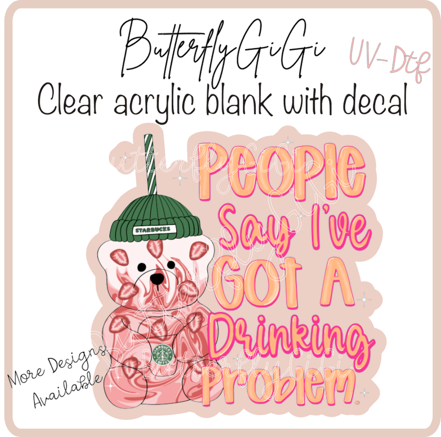 Bear Drinkin Problem UvDtf