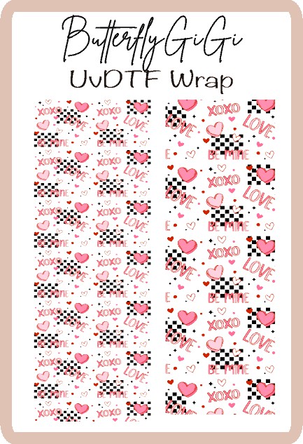 Be Mine UV Dtf Wrap