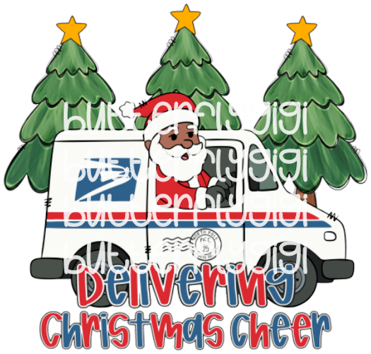 Christmas Postal Service Stickers