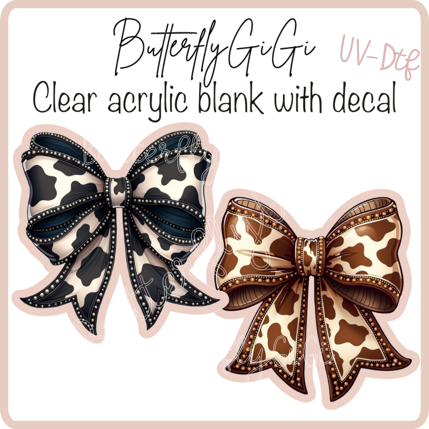 Black Brown Western Bow  UvDtf