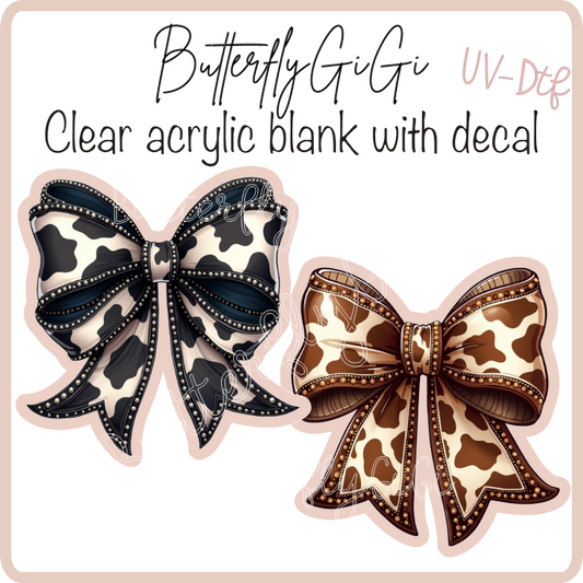Black Brown Western Bow  UvDtf