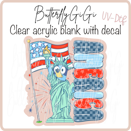 Bluey America  UvDTF