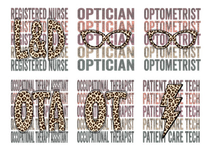 Medical Boho Leopard