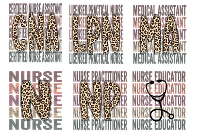 Medical Boho Leopard