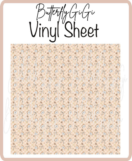 Boho Santa Vinyl Sheet