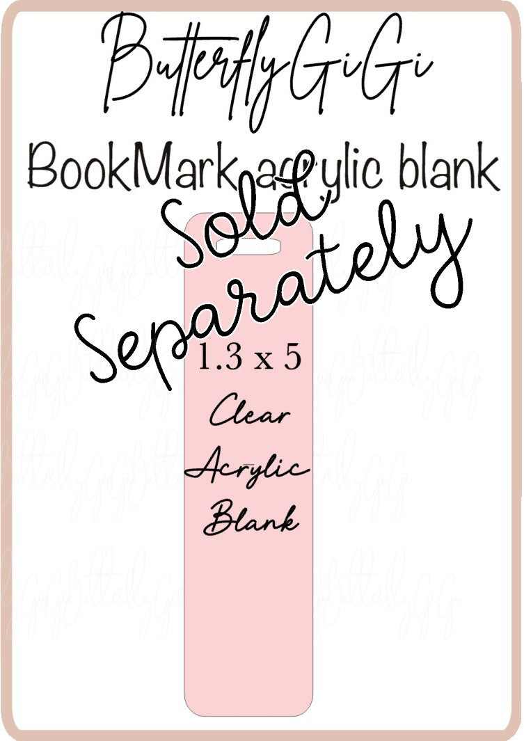 Stack of Books Bookmark Decal