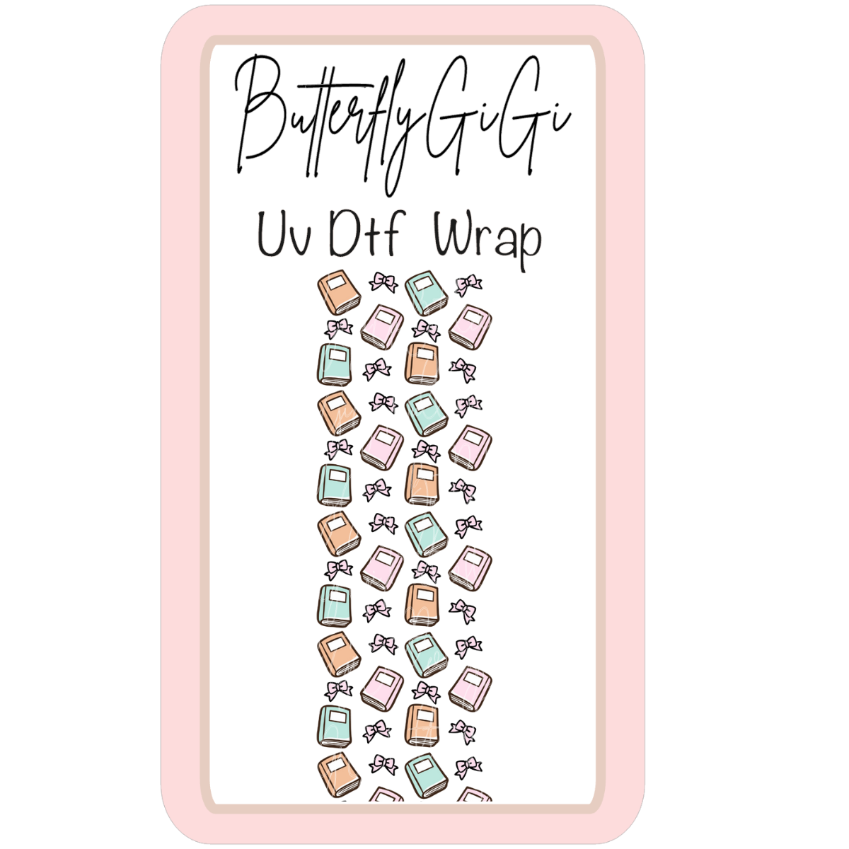 Wrap Books Coquette UV Dtf