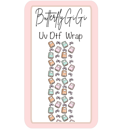 Wrap Books Coquette UV Dtf