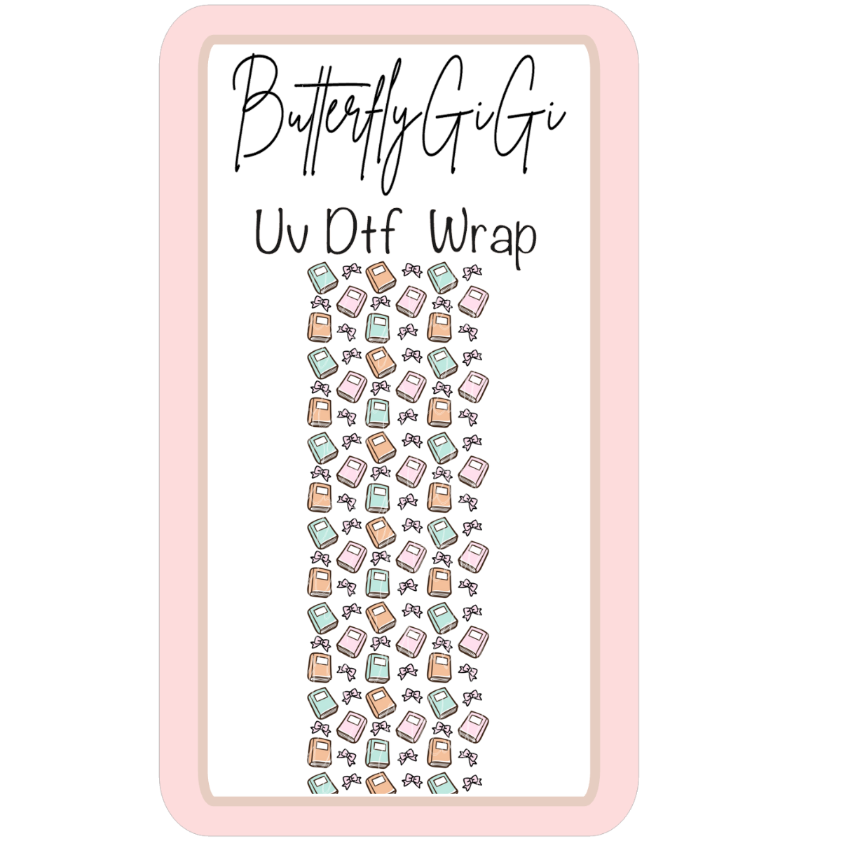 Wrap Books Coquette UV Dtf