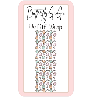 Wrap Books Coquette UV Dtf