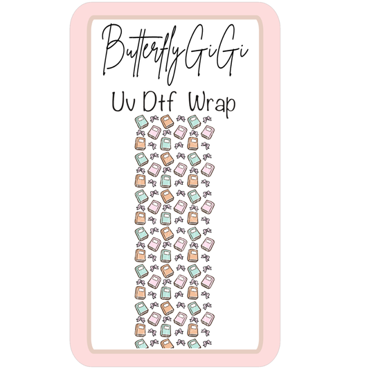 Wrap Books Coquette UV Dtf