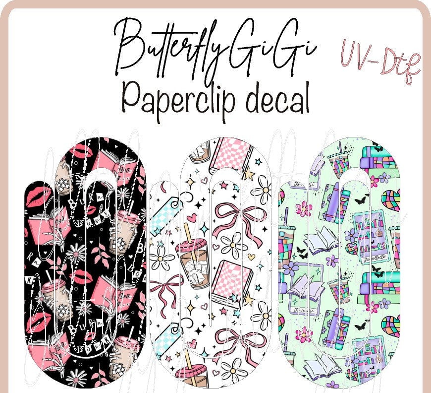 Books Paperclip  UvDTF