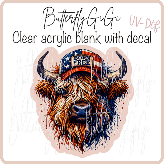 Born Free Bison UvDTF