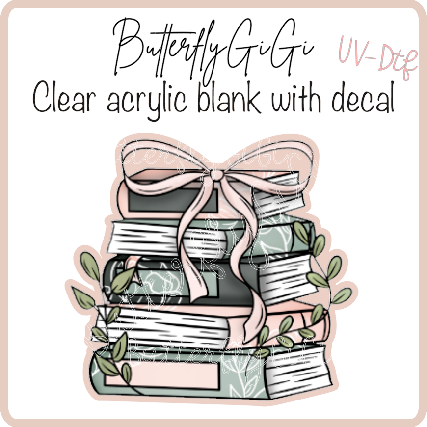 Bow Books UvDtf