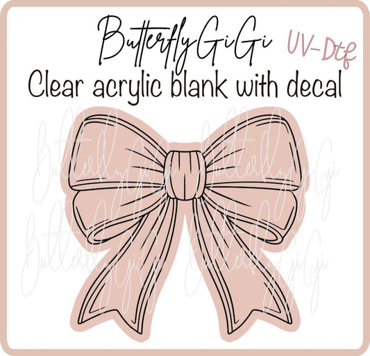 UVDTF Bow Outline